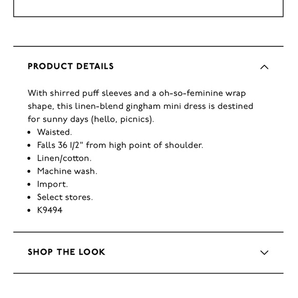 Madewell Gingham Linen Wrap Dress - Picture 5 of 9